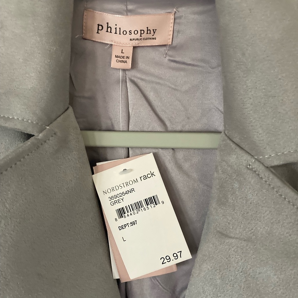 Suede jacket, never worn